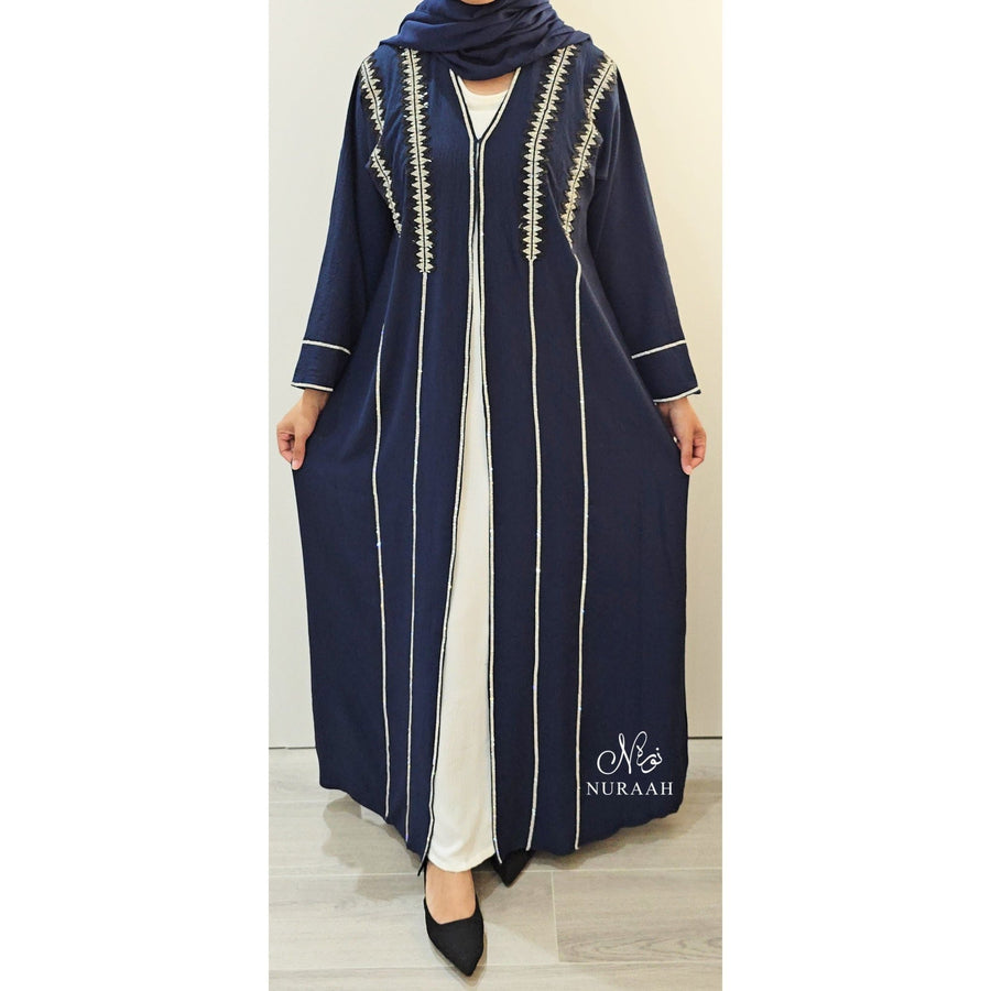 ISHA EMBELLISHED ABAYA SET - NURAAH