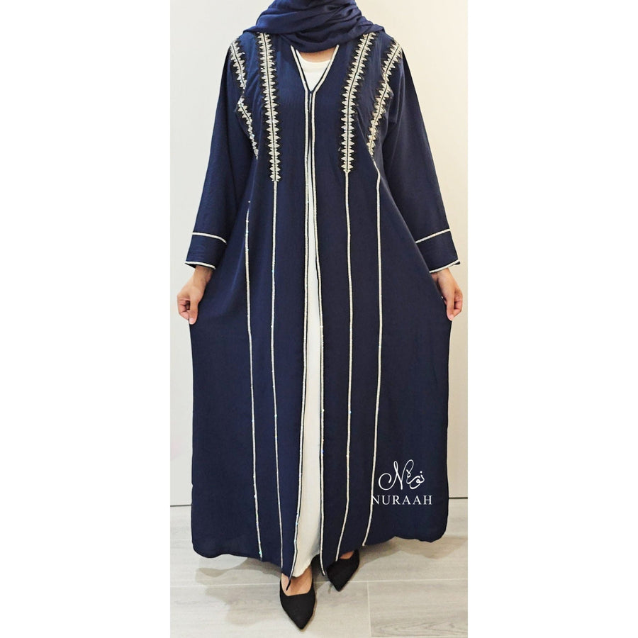 ISHA EMBELLISHED ABAYA SET - NURAAH