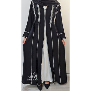 ISHA EMBELLISHED ABAYA SET - NURAAH