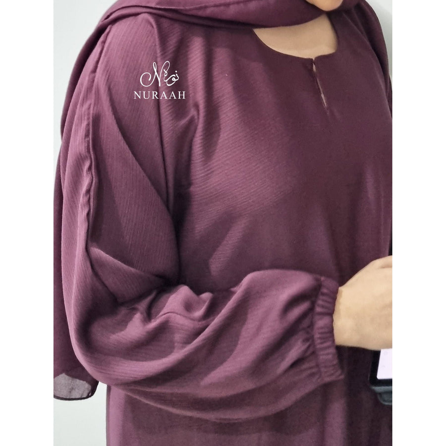 ZOOM CLOSED EVERYDAY ABAYA - NURAAH